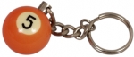 Keychain Pool Ball 25mm no. 5