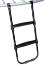 Access ladder for outdoor trampoline